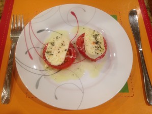 Caprese Salad With Paneer Cottage Cheese
