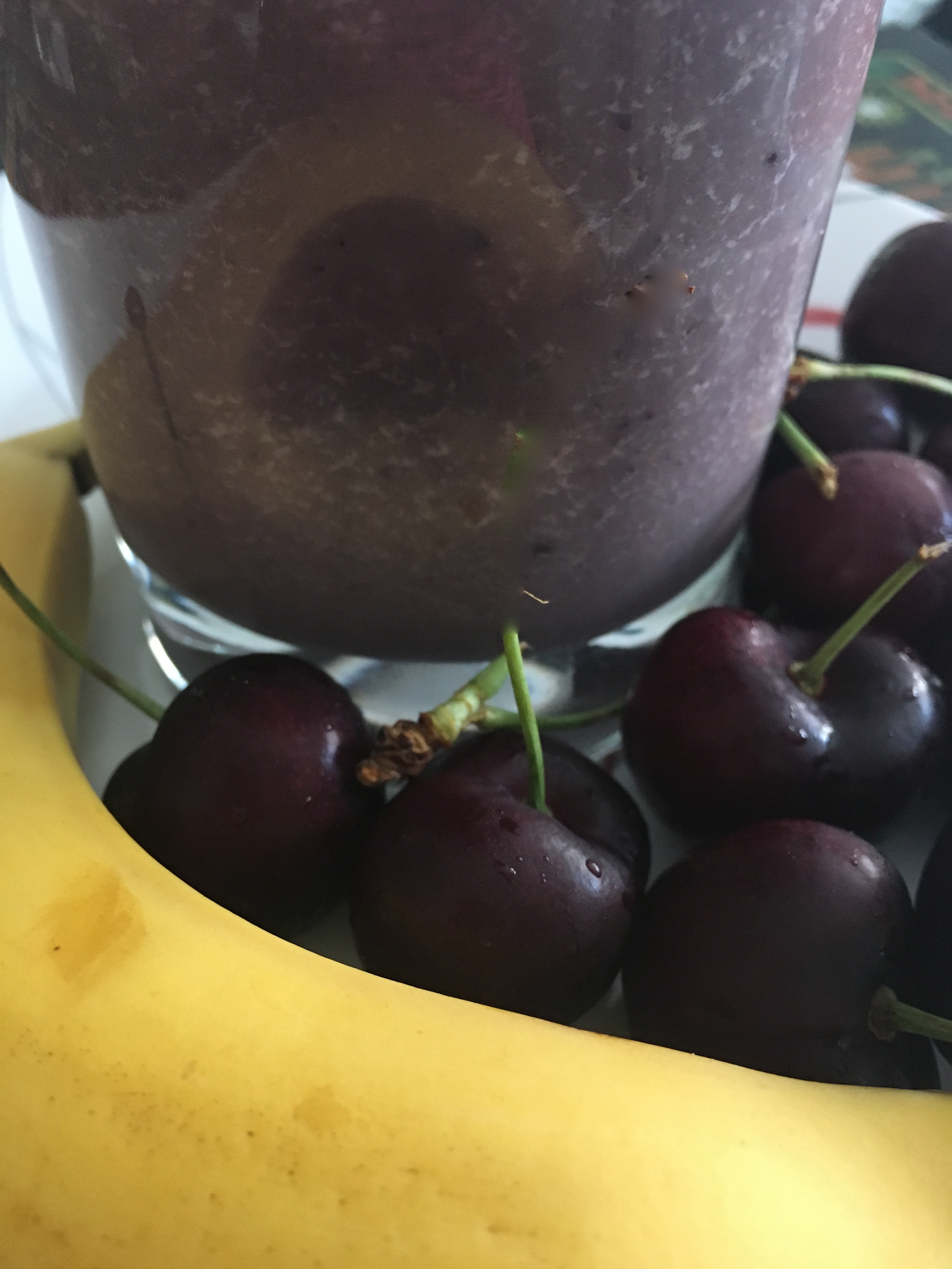 Banana Cherry Smoothie with Ginger